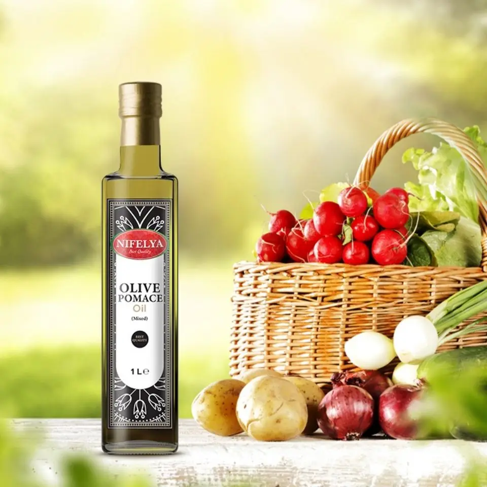 Pomace Olive Oil Cooking Olive Oil Refined 100% Purity in Glass Bottle and Plastic Bottle -Tin- IBC- Flexi Tank