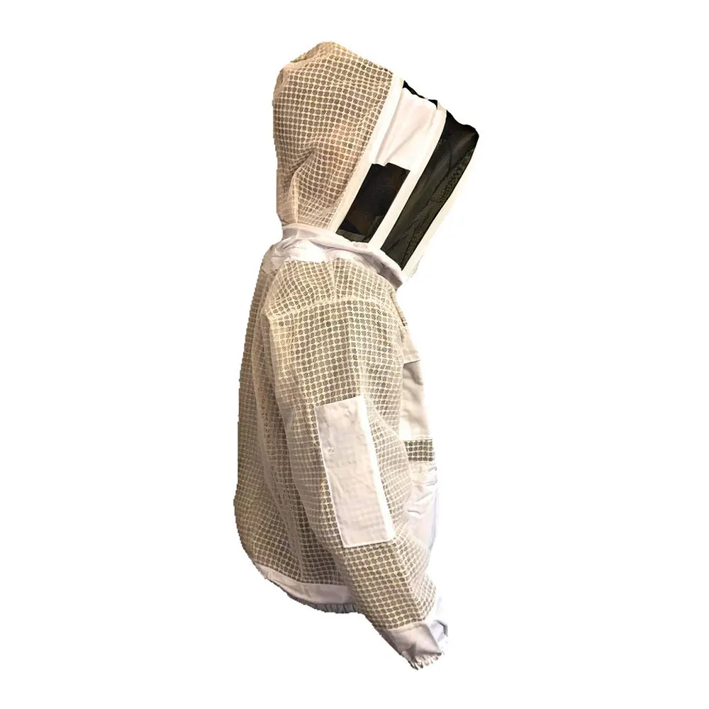 Great Quality Beekeeper Cotton Cloth Bee Keeping Equipment Hive Sleeve Beekeeping Jacket with Veil Bee Clothing