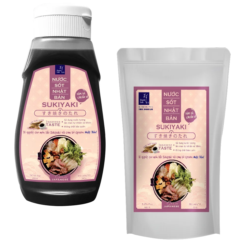 1kg Sachet And Bottle Packaging Japanese Beef Hotpot Sauce Sukiyaki Sauce With Authentic Japan Formula