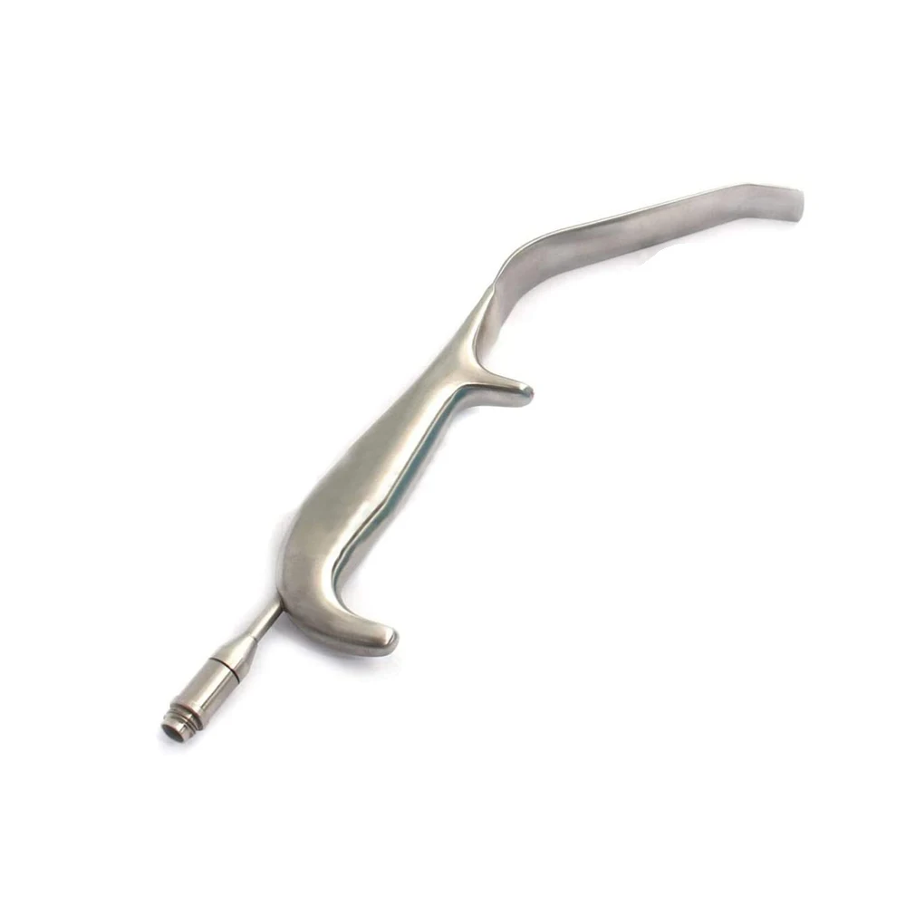 Breast Retractor Double Ended With Teeth 22 X 55mm 31cm Gold Plated Plastic Surgery Instruments Stainless Steel Reusable