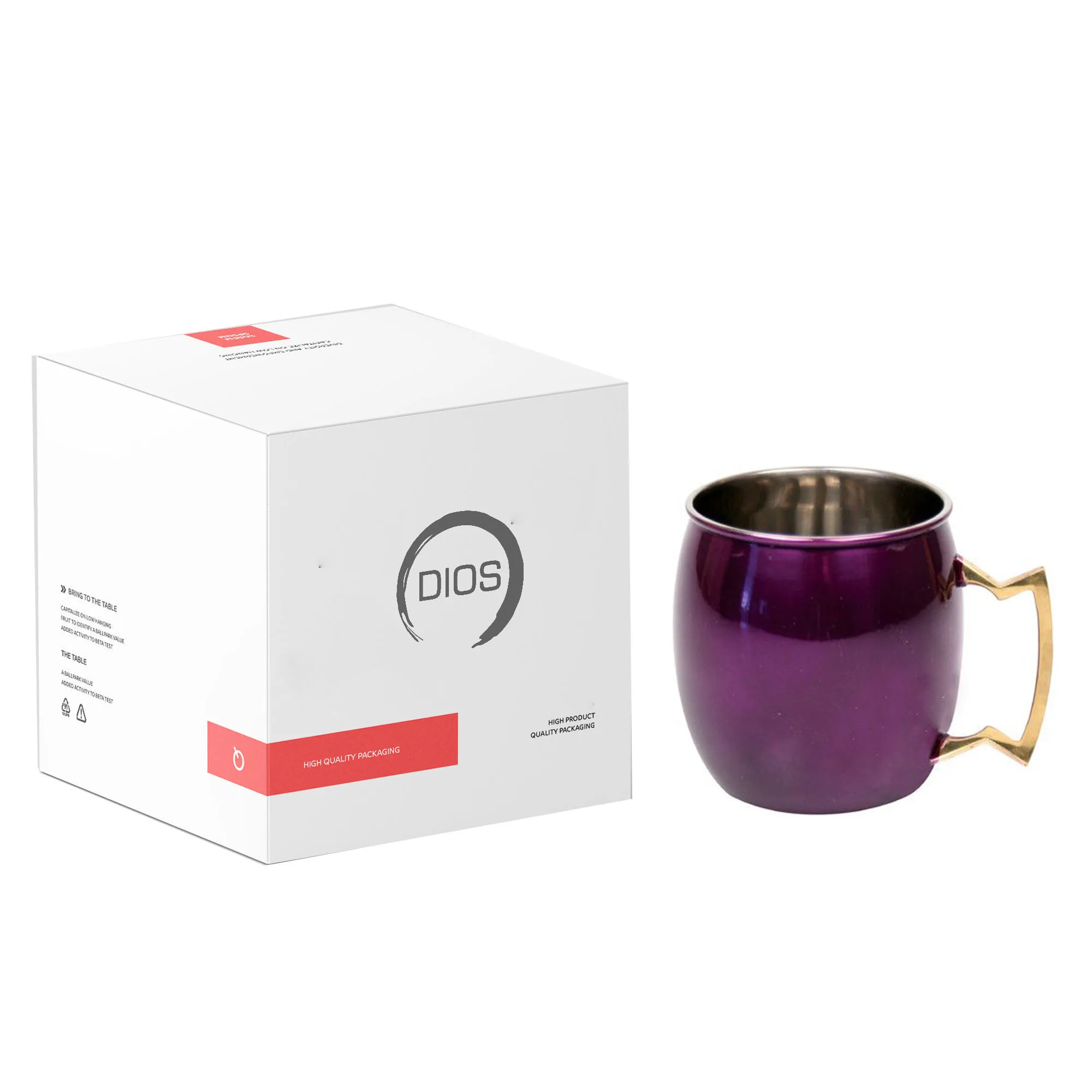 New Diamond Design Moscow Mule Mug capacity - 20 Oz