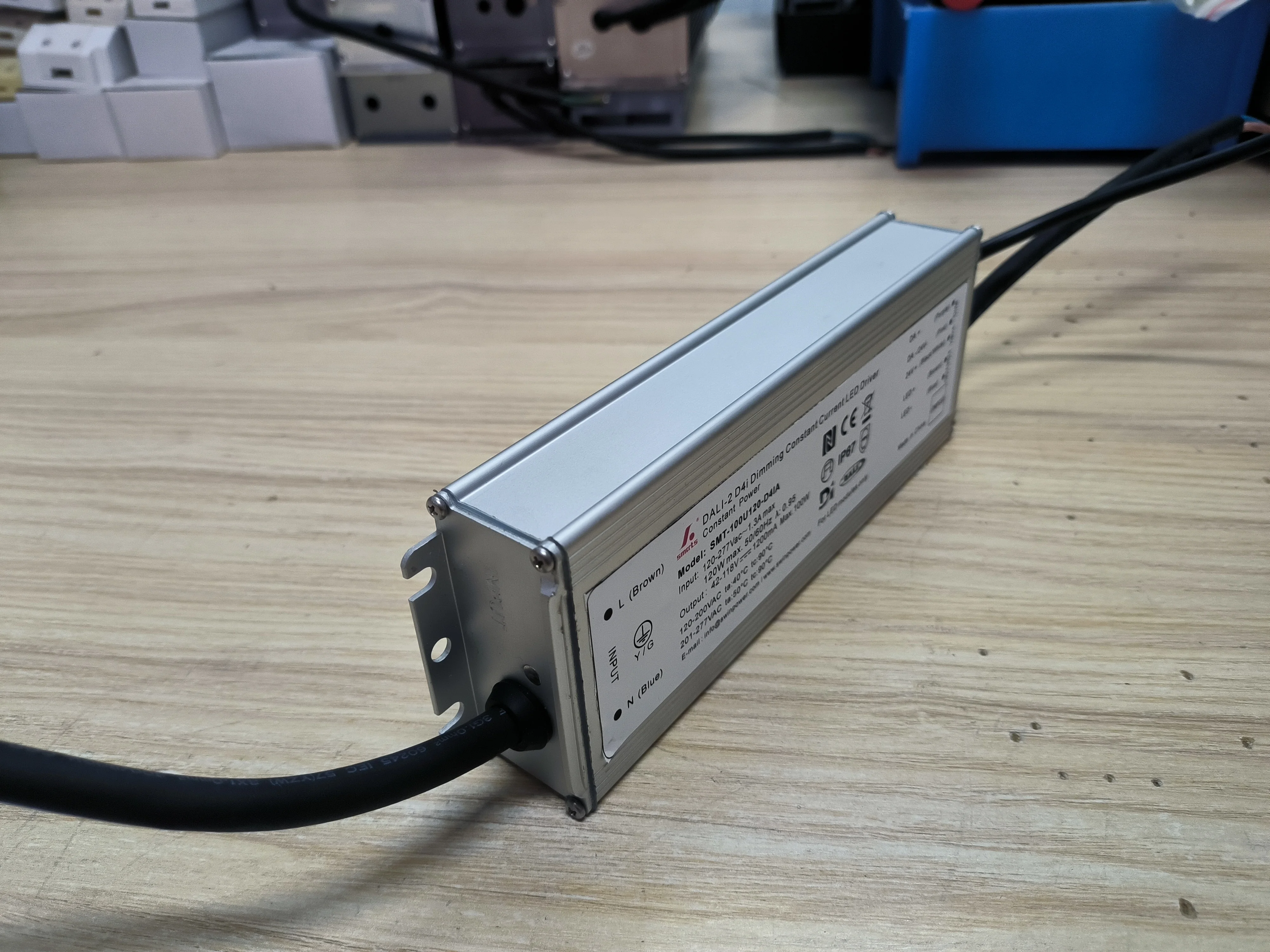 UL D4i Intelligent Dimmable Constant Current Led Driver 100W 72-235V LED Power Supply 1200mA