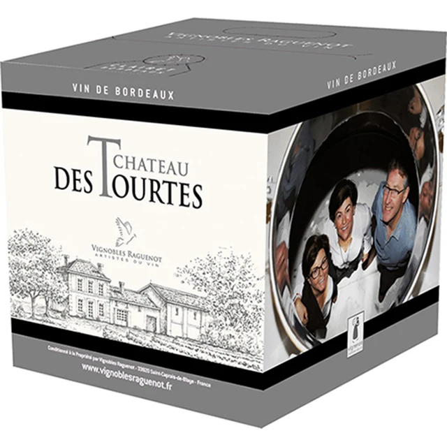 Chateau des Tourtes классическое французское красное вино высокое качество 5 л Премиум Мерло Каберне Совиньон сухая Сладкая коробка сумка Blaye Cotes De