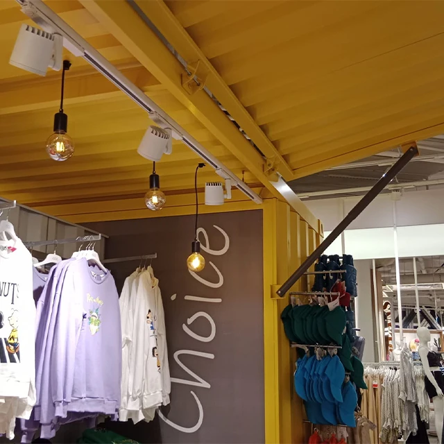 Wholesale Retail Clothing Store Furniture Garment Rack Wall Display Shelf For Boutique Clothes Shop Decoration from Turkey