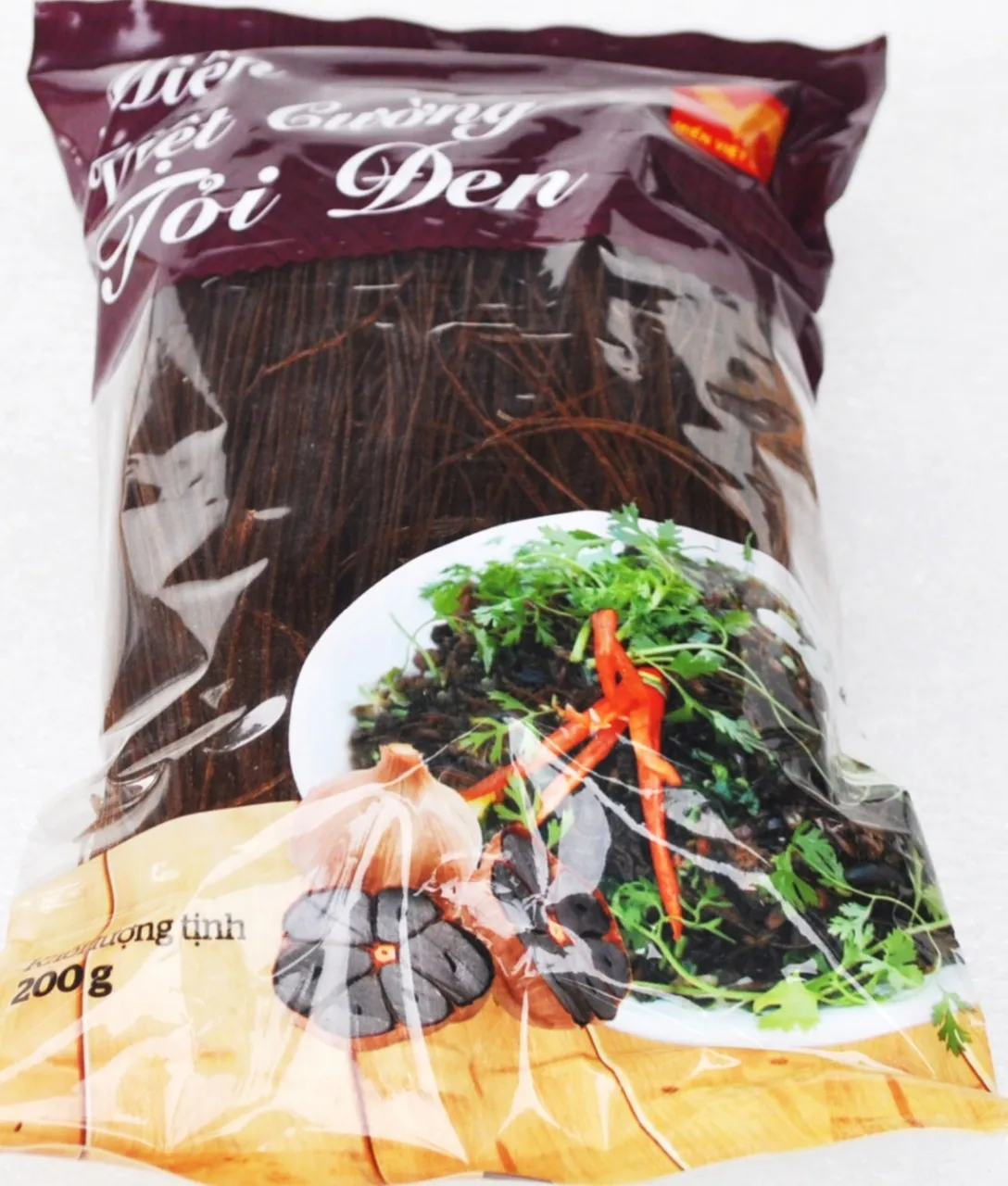 Authentic Vermicelli  Wholesale  Vietnam Black Garlic Vermicelli Natural Colors Dried Vegetable Vermicelli
