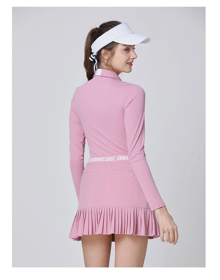 Custom Design Women Golf Polo Shirt Slim Fit Lady Manufacturer Apparel Embroidered Logo Golf Wear Polo Shirts For Women