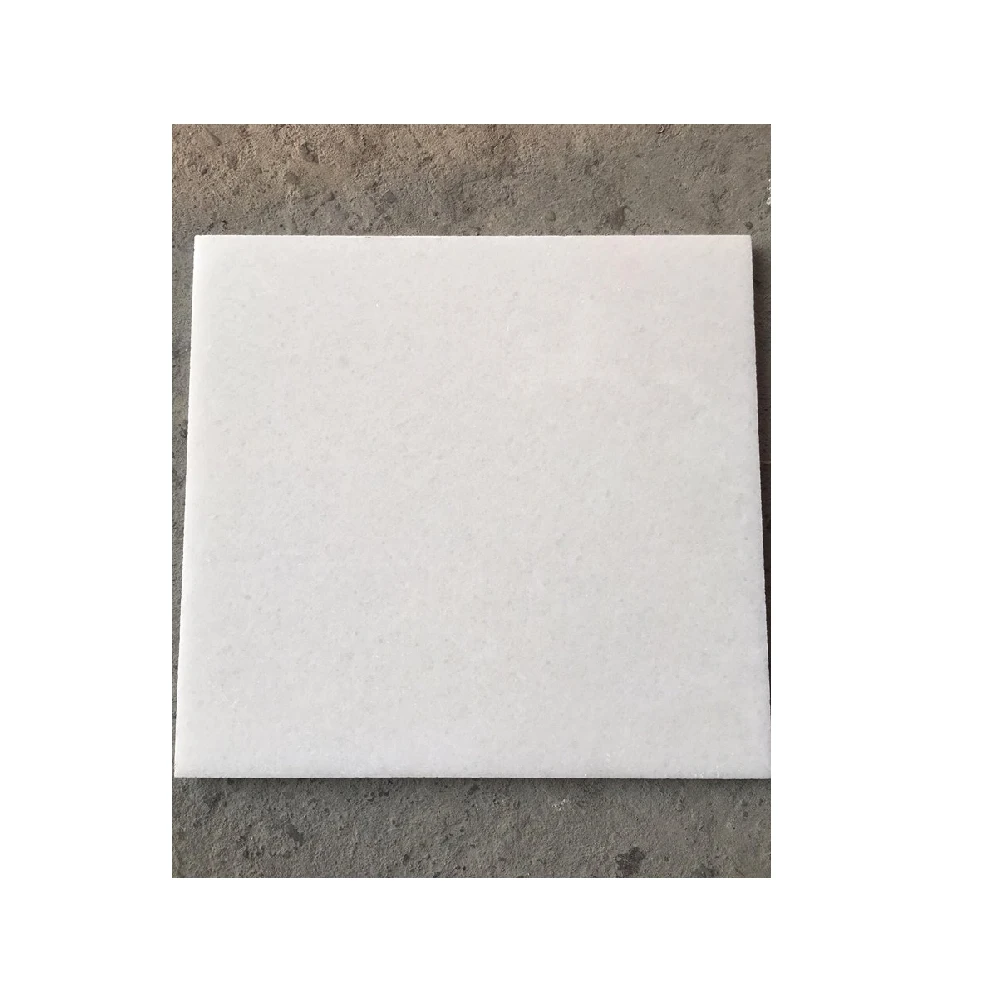 Marble Stone Milky White marble Slabs Honed Finished Used for wall cladding 30x60x2cm Wholesale