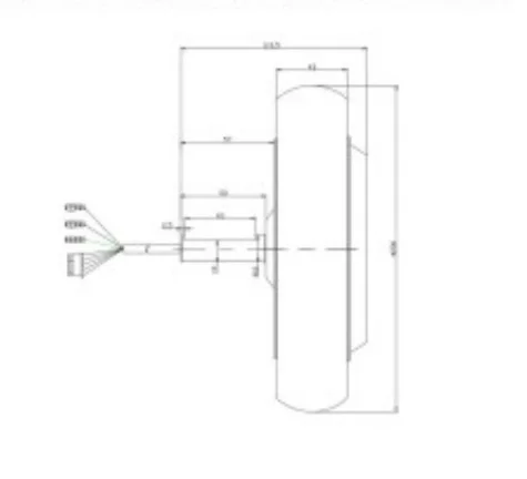 10 дюймов 24v - 48v 250w-350w dc бесщеточный вентилятор постоянного тока Электрический велосипед с колесным двигателем для скутера