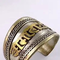 Tibetan Mantra Finger Rings