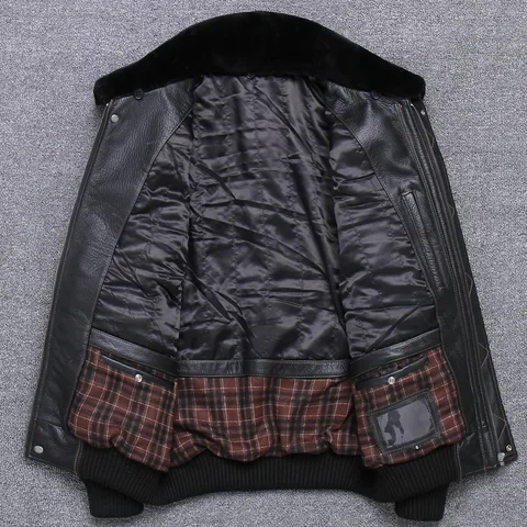 New Leather Jacket For Unisex 2023 Wholesale Genuine Cowhide Fabric Fashion Men Genuine Leather Jackets Made in Pakistan