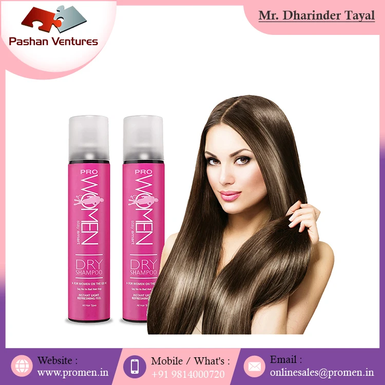 High Quality All Types of Hair Prowomen Dry Shampoo Spray At Factory Price