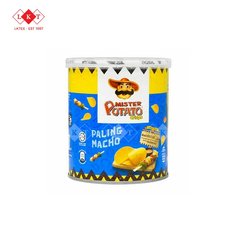 Mamee Mister Potato Chips Canister 40G BBQ Hot & Spicy Original Exotic Snacks Wholesale Malaysia
