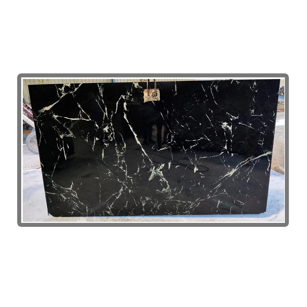 New Factory Direct Low Price  High Quality Spider Green Granite Slabs Green Granite From India