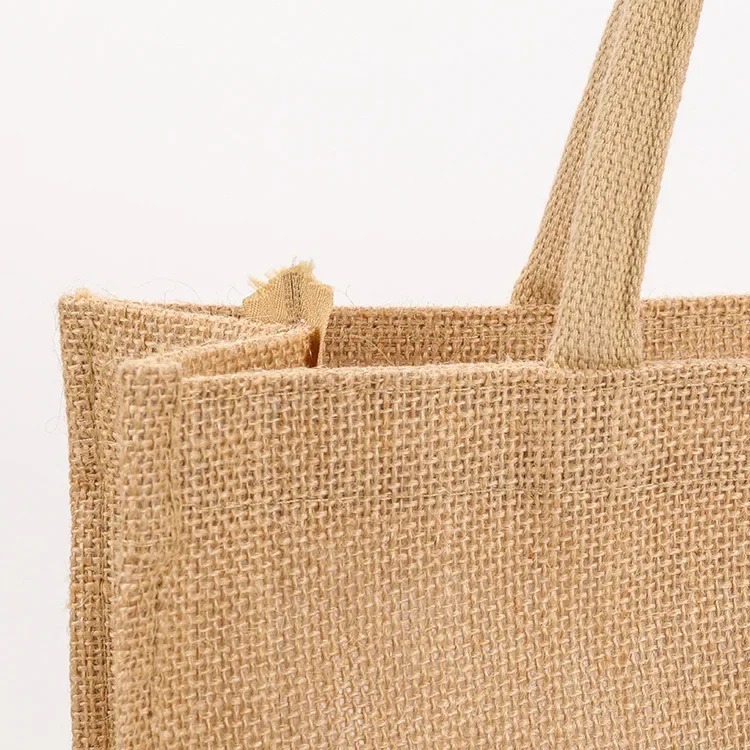 Raw Jute Yarn Eco Friendly Wholesale Natural Products Jute Tote bag 100% Nature New Design Export Oriented from Bangladesh