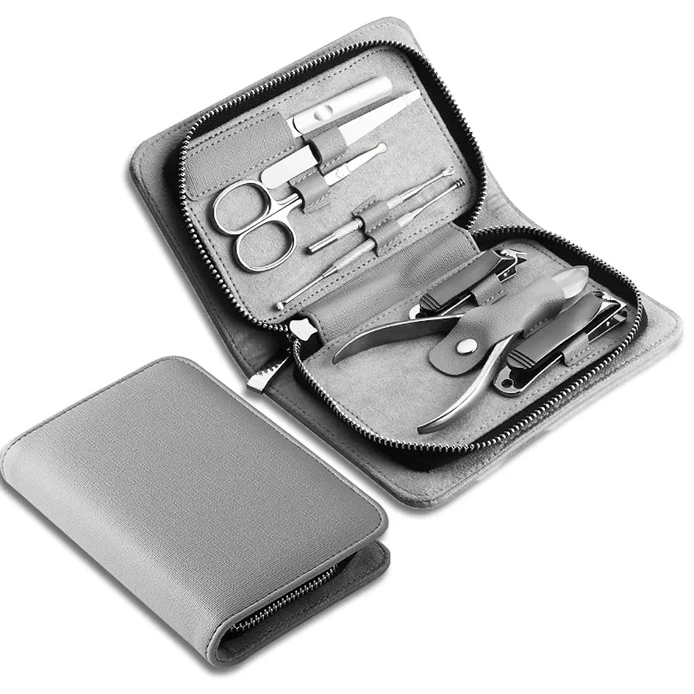 Manicure Set 8 In1 Nail Clipper Set Personal Care Professional Nail Care Kit Travel Accessories Manicure Tools Pedicure