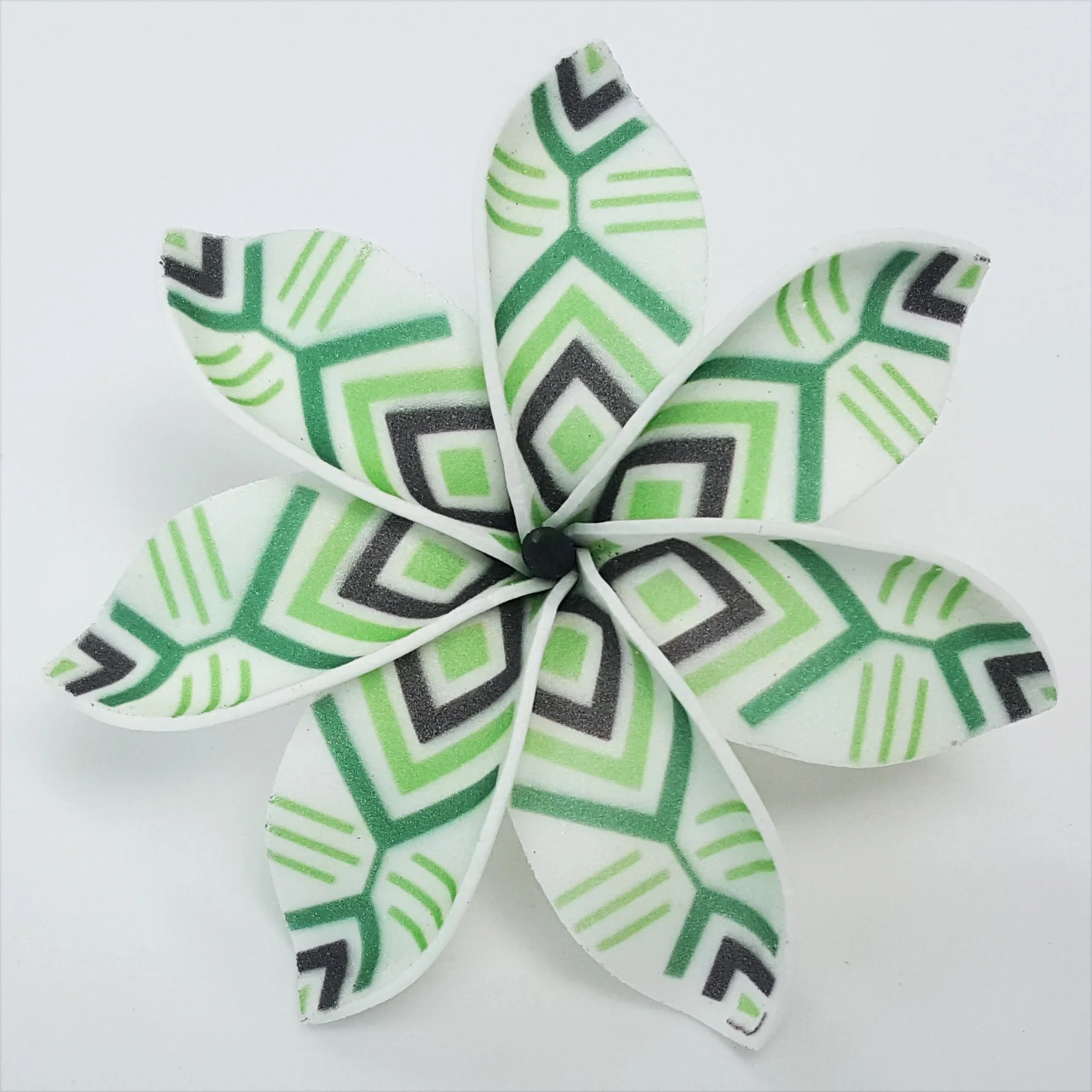 Best seller good quality Handcraft Handmade artificial tahitian foam flower with special tattoo and color pattern