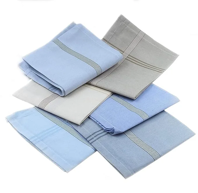 Best Seller Premium Quality Handkerchief Square Cotton Silk Linen Manufactured by Indian Exporter at Competitive Price