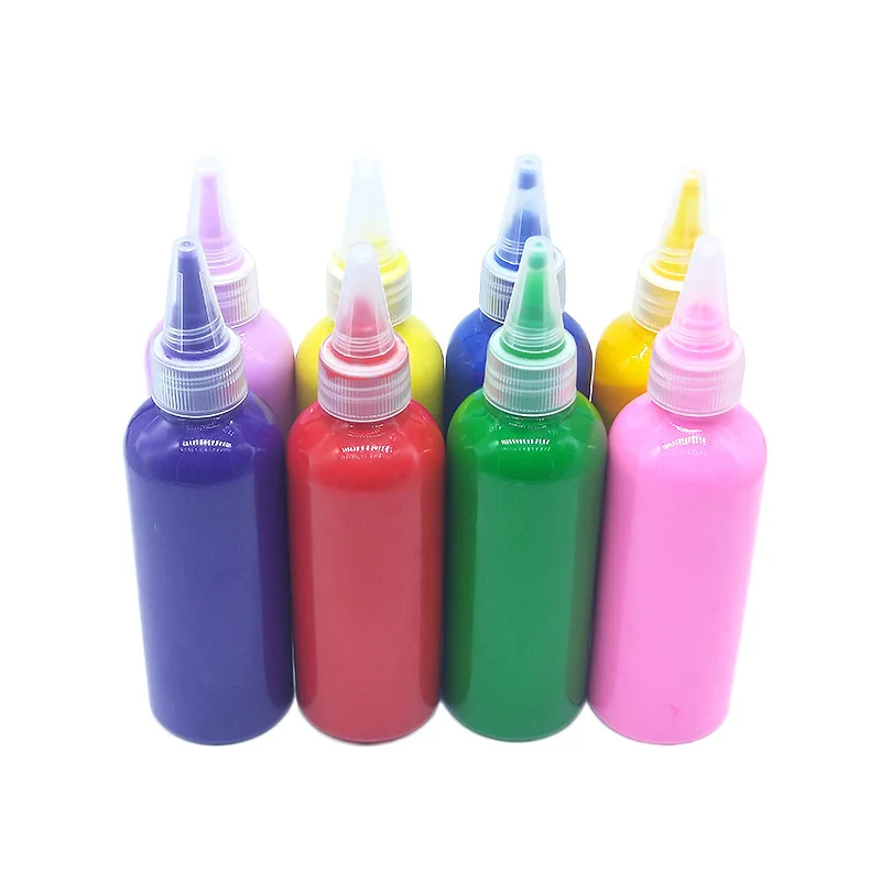 Art Hot Selling 30ml Acrylic Paint finger paint DIY  Non-toxic  For Child Customizable logo washable paint