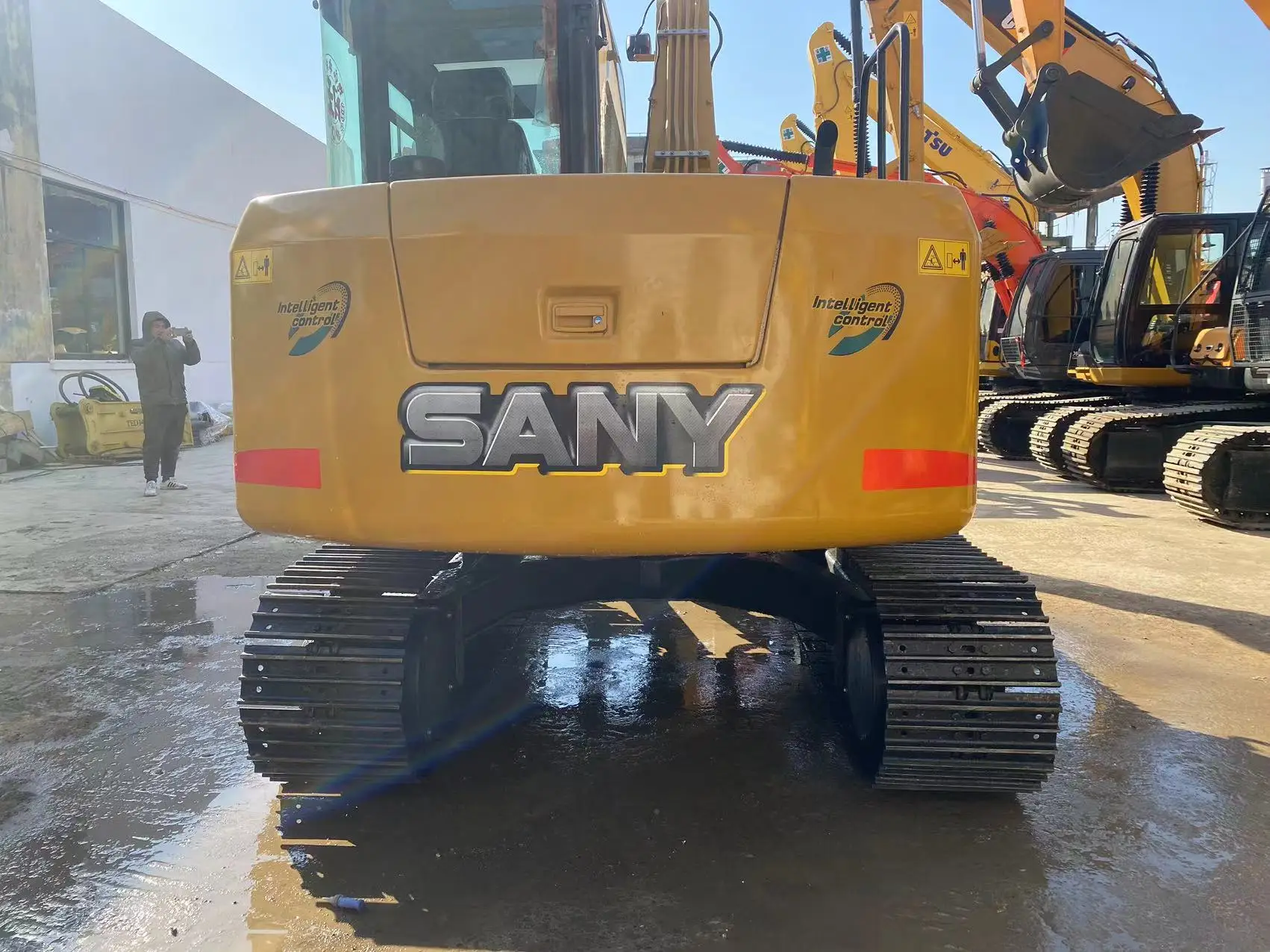 Практически Новый 7 5-тонный экскаватор Sany SY75C CE/EPA б/у китайский бренд мини-экскаватор подержанный sany для продажи