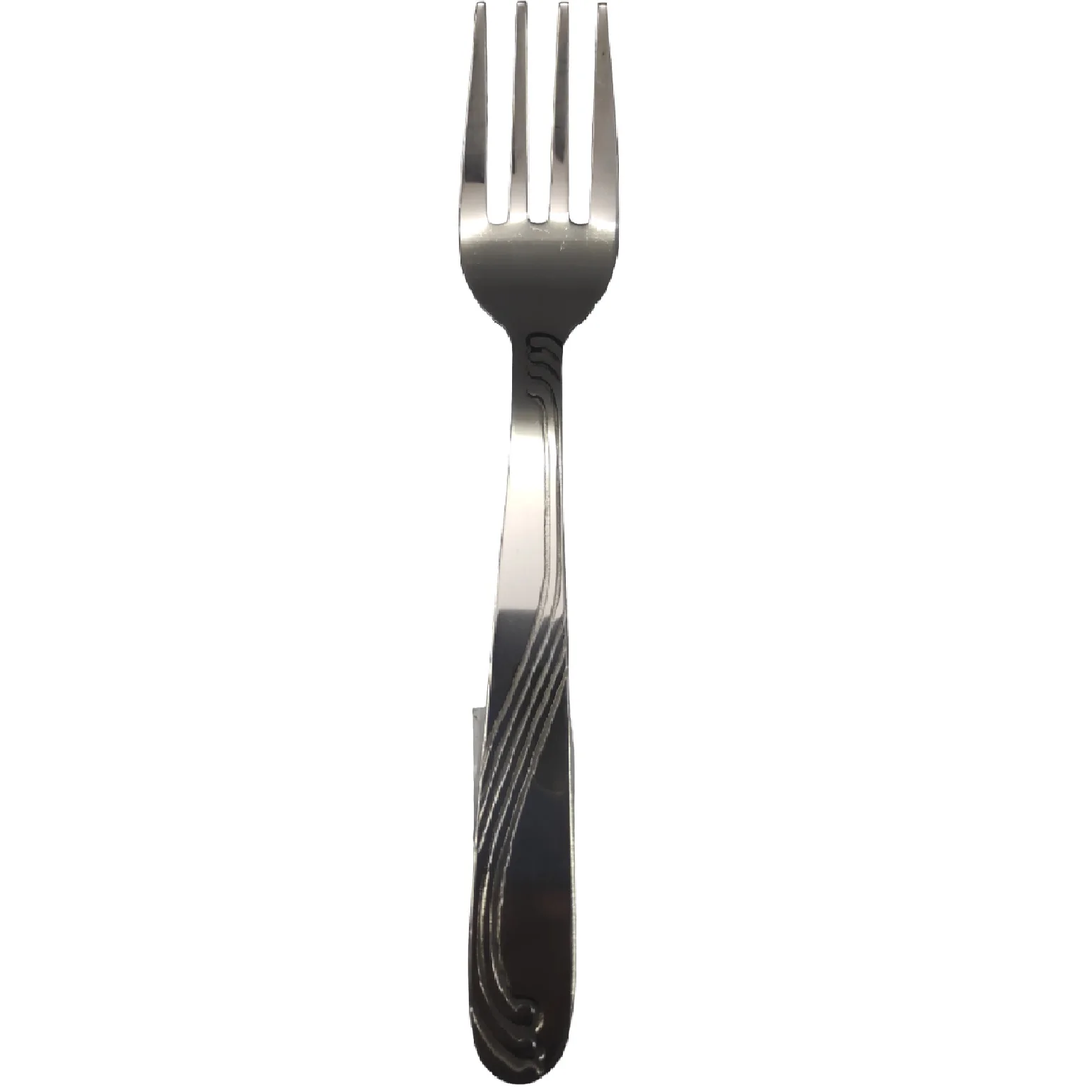 Stainless Steel Fork Set in Sleek Modern Design with Mirror Finished Perfect for Stylish Tabletop Dining and Weddings