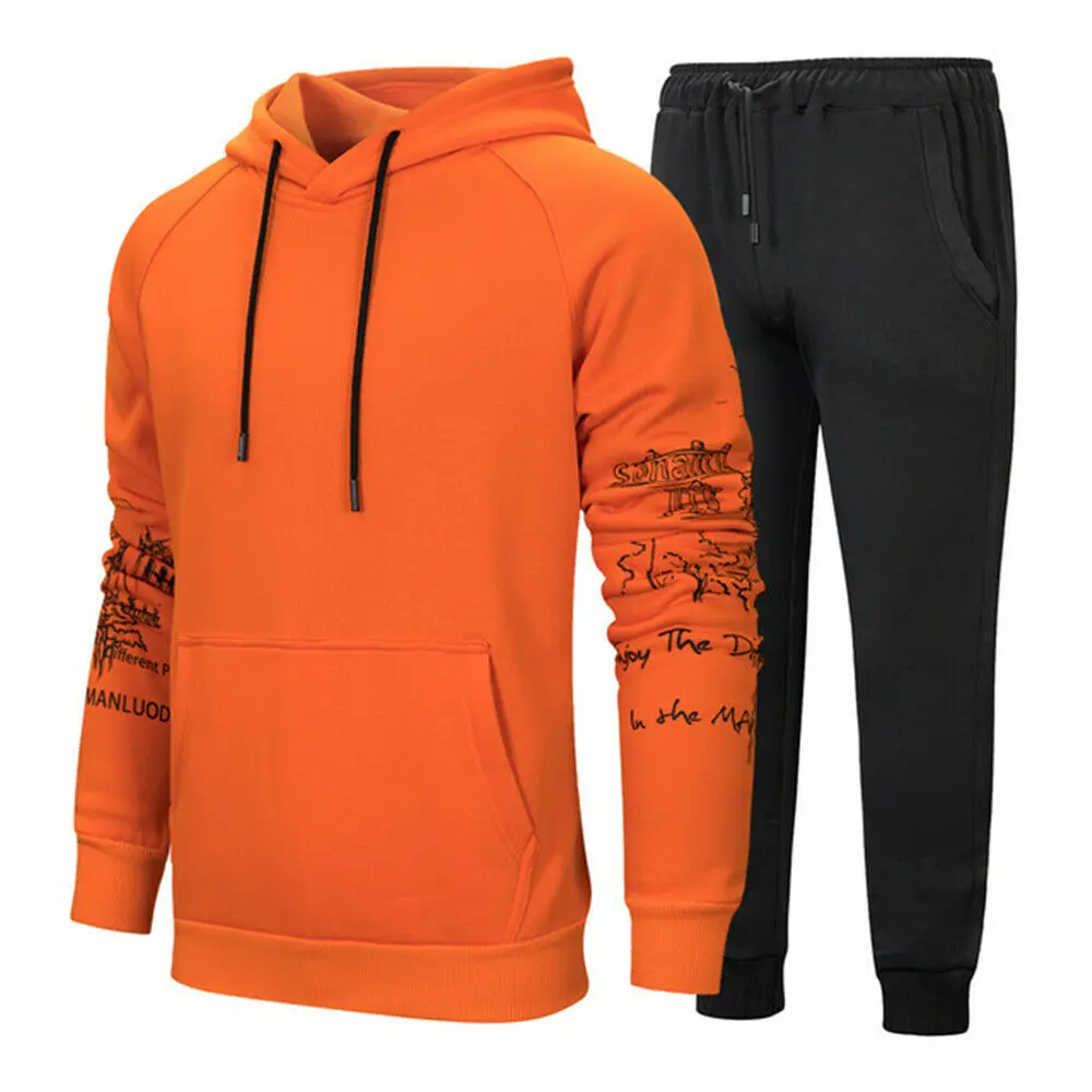 Custom Sports Tracksuits for Men Women Tracksuit Winter Cotton Unisex OEM Customized Anti Training Logo Style Sets Sportswear