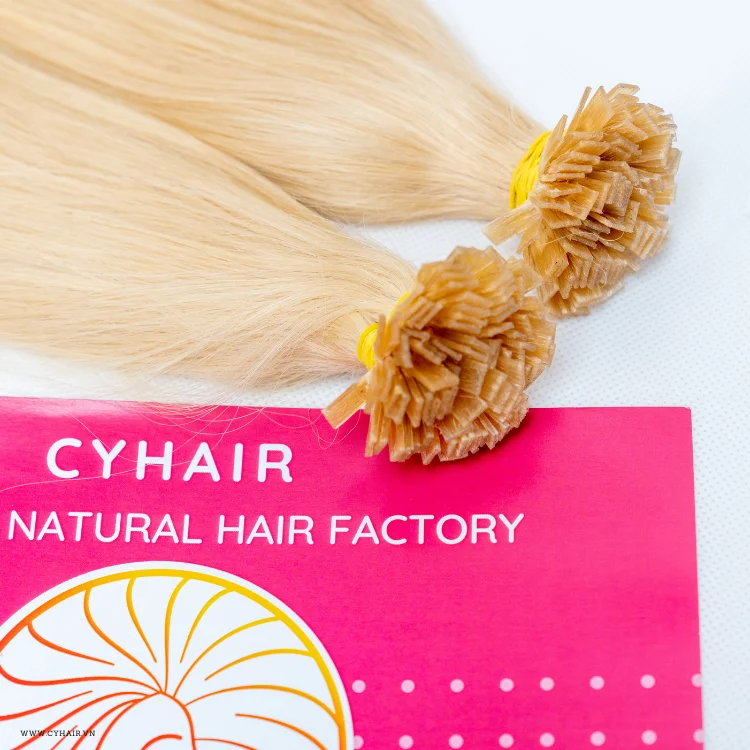 Wholesale Flat Tip Human Hair Direct Vietnam Hair Manufacturer Flat Tip Extensions Keratin Hair 20 Inch