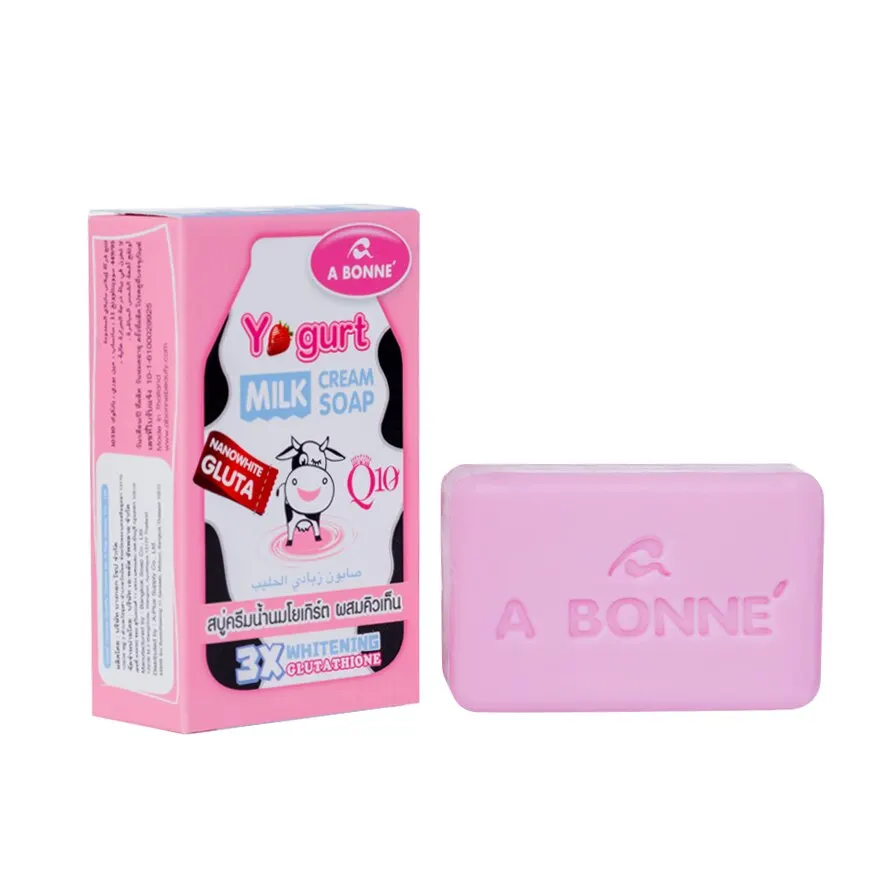 Abonne Yogurt Milk  cream Soap  WHITENING SKIN 90g. Thailand