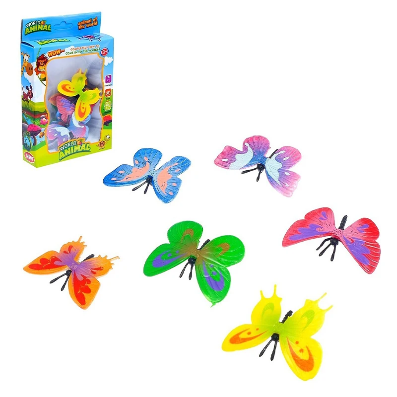 The Best Present For Children Natural World Animal Plastic Insect Model Toy For Kids Butterflies Naturalist Kit