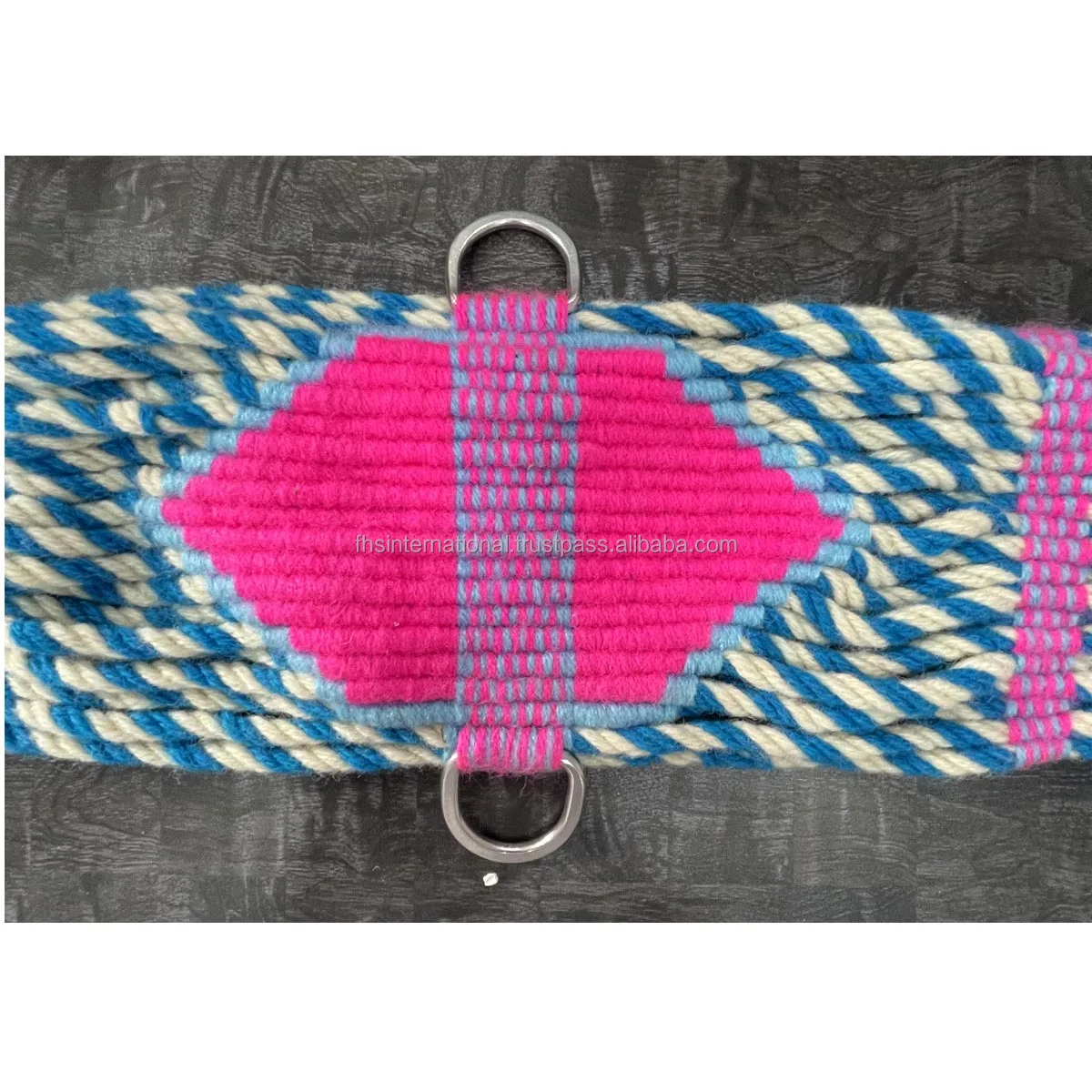 Best Quality Mohair Western Roper Cinch Web Girth Western Wool Web Girth Horse Girth for Western Saddle