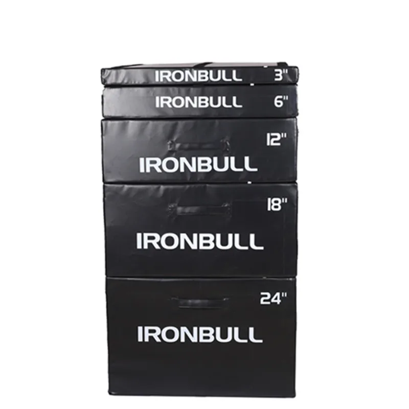 Gym Soft Foam Plyo Box with 4 Different Heights 15cm/30cm/45cm/60cm