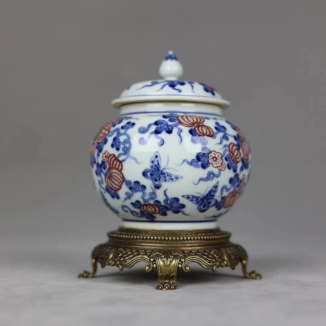 Оптовая продажа Классические сине-белые керамические банки Jingdezhen высококачественные фарфоровые бутылки и украшения для гостиниц