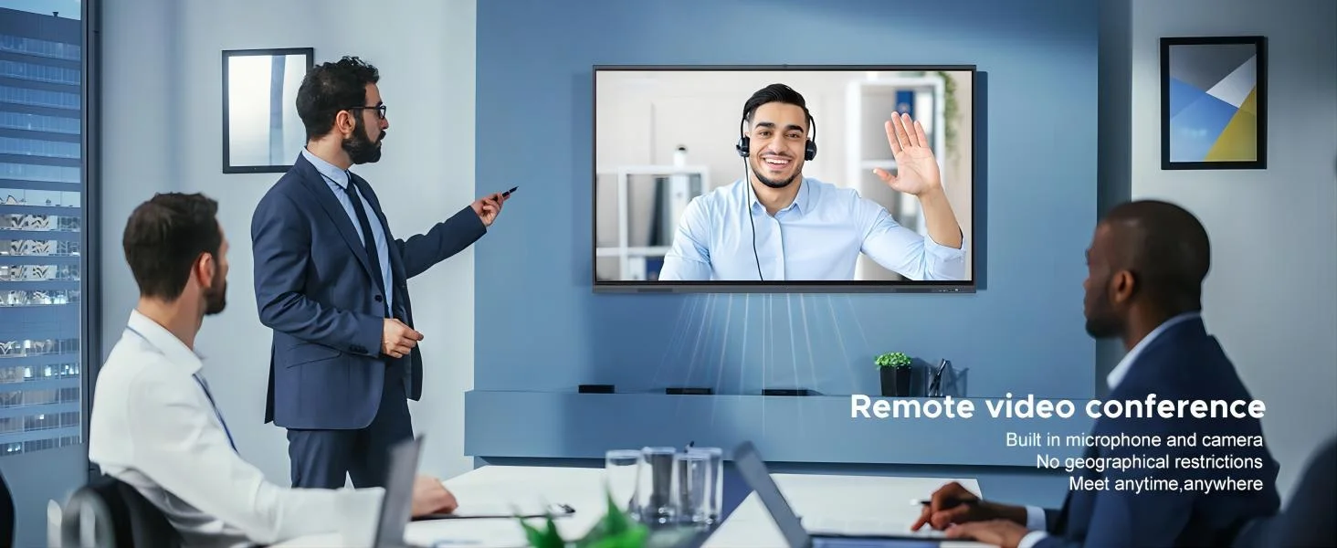 interactive meeting board 75 inch touch screen 65 inches lcd whiteboard