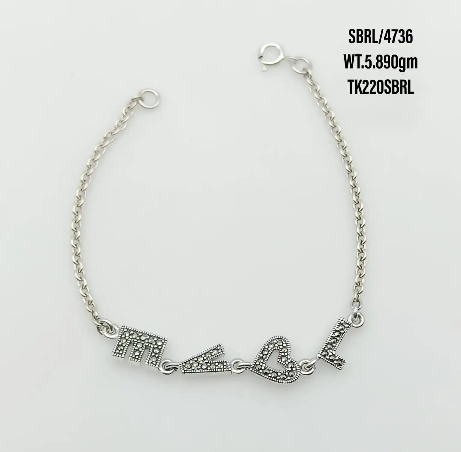 Women Plain 925 Jewellery Real Pure Sterling Silver Chain Bracelet Trendy Adjustable Wristband Silver bracelet