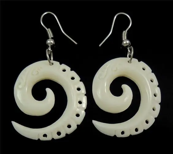 Top Selling Vintage Earrings for Women Buffalo Cow Ox and Camel Bone Handcrafted in Bone Style Fashion Jewelry by Mehak Impex