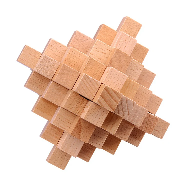 Logic Games Gift Puzzle and Mind Teasers for Kids of The Cross Out Tricky Games Wood IQ Puzzles Challenge Mind Puzzle Trick Lock