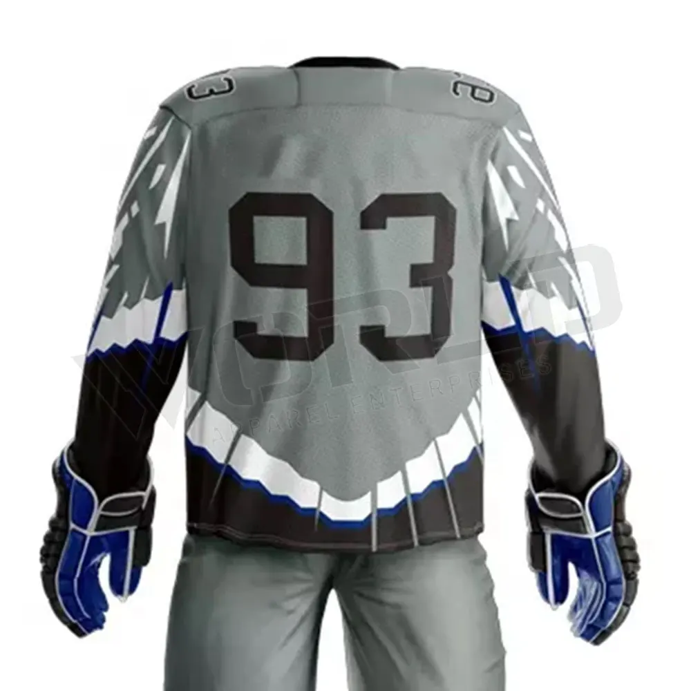 Custom Logo Sublimation Ice Hockey Jerseys Wholesale Latest Design Ice Hockey Uniform Top Sale Team Uniform
