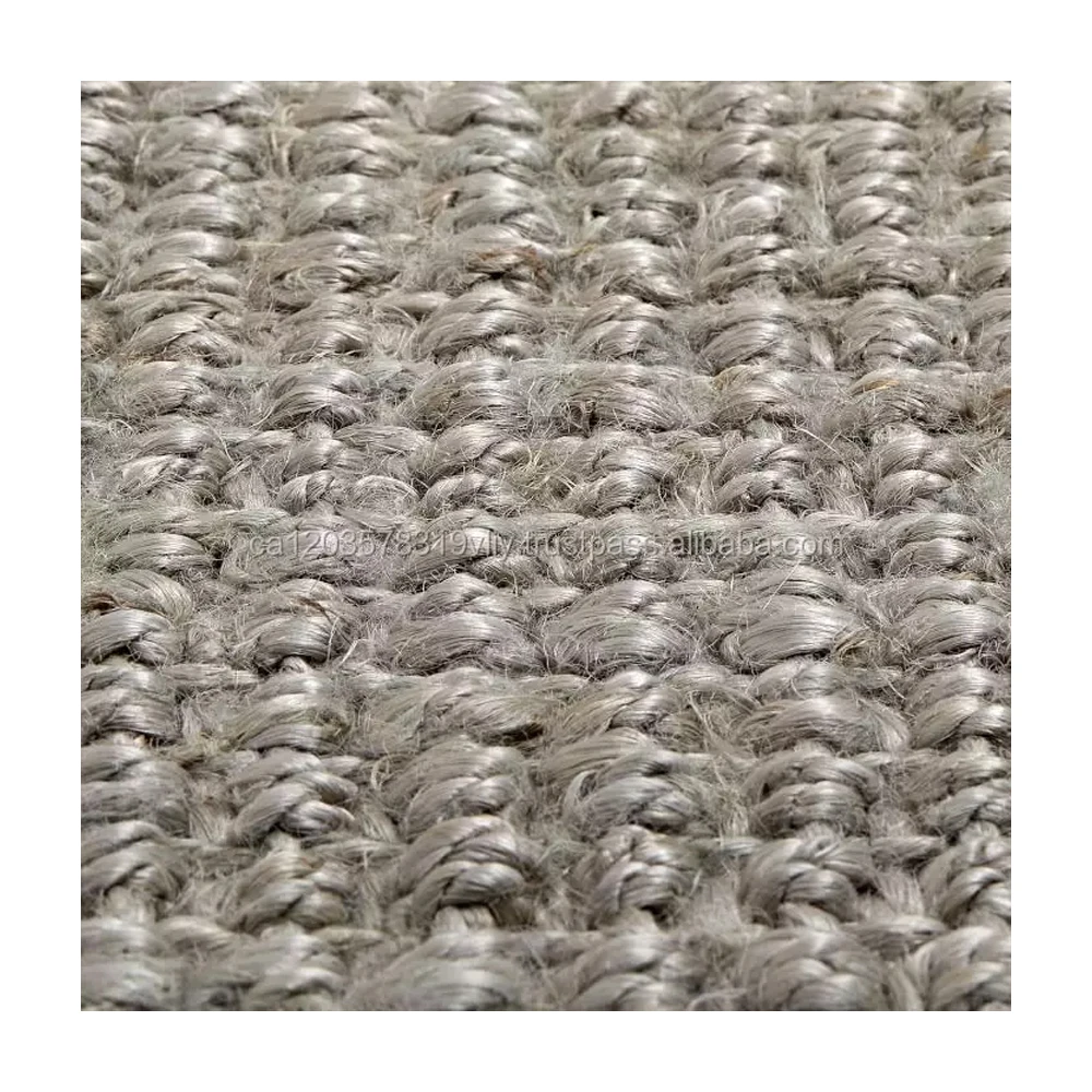 Top Quality Jute Flat Weave Natural Handmade Dhurrie Indian Carpet Rugs Jute Rug For Sale