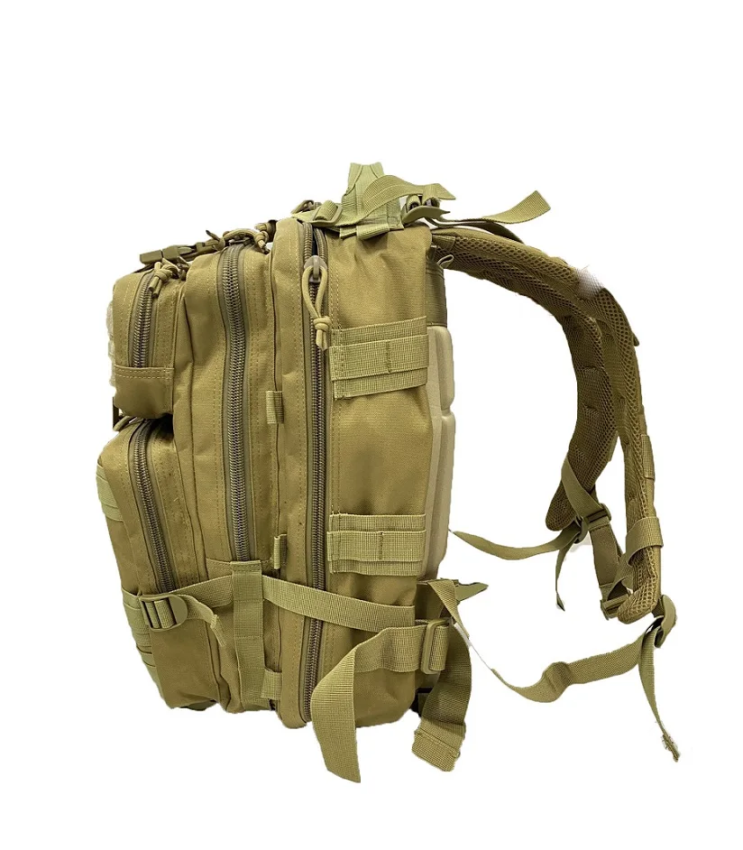 2022 Tactical Backpack 24L Large Capacity Assault Rucksack Camouflage Mountaineering Travel Black Tactical Backpack