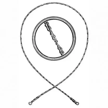 Gigli Saw Wire Neuro Surgical & Veterinary Instruments Gigli Saw Wire Set of 5 cm German Steel Surgical Instruments Gigli Saw