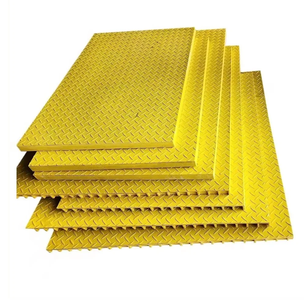 Composite Plastic Non-Alloy High Load-Bearing Fiberglass High-Strength Top Outdoor 1220x3660x30mm Plate with Cover FRP Grating