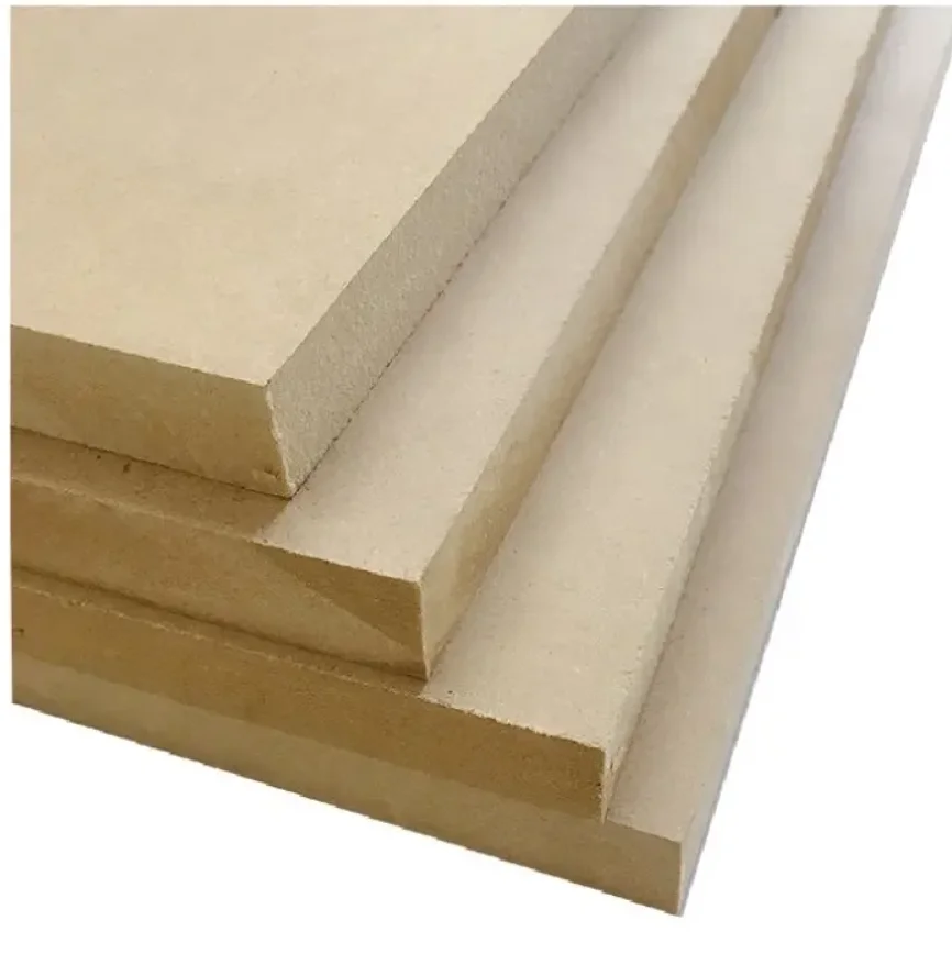 Hot Sale 18mm thick raw mdf board melamine mdf panel manufacturer with cheap price