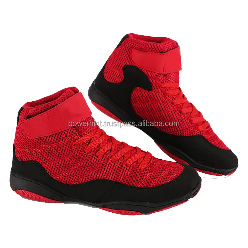 Best Selling Professional Bodybuilding Gym Sport Sneaker Training Boxing Boot Boxing Wrestling Shoe Fighting Weightlift
