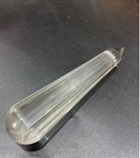 Лучшее качество Лидер продаж натуральная 16 граненая прозрачная Хрустальная палочка для карандашей отполированная исцеляющая подарок.