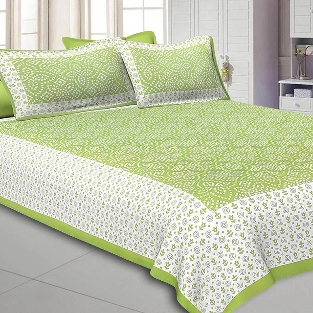 King size floral design bed spread Full Size Comfortable 100% pure Cotton Quilt GOTS certificate Bedspread with pillow For Bed