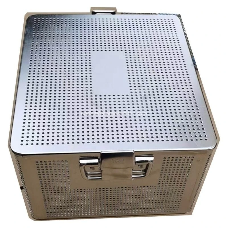 Stainless steel wire Mesh Storage Basket Fine Mesh Surgical Instrument Sterilization Containers Medical Basket Tray