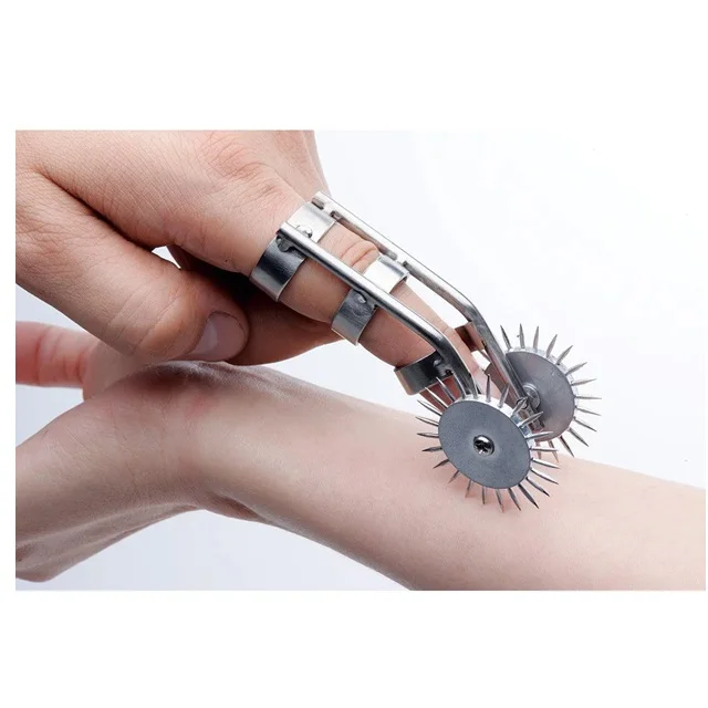 Wartenberg Pinwheel Finger Roller Double Spikes Neurological Equipment