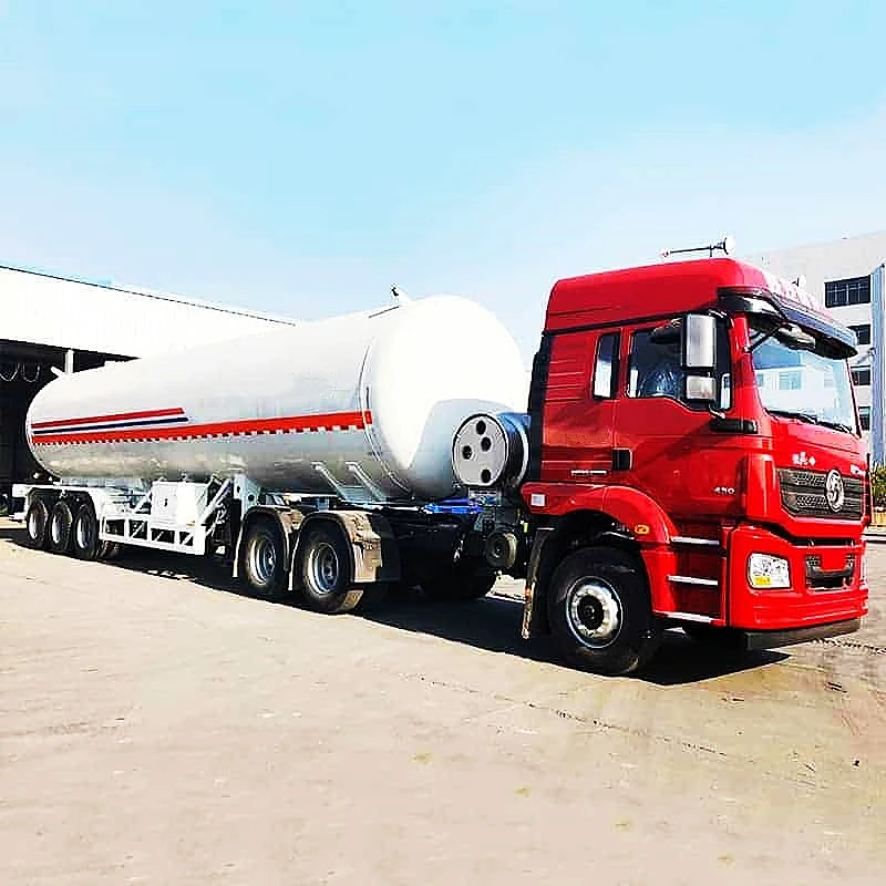 Improved 40m3 Cryogenic LCO2 Tank Semi-Trailer High-purity Cryogenic Liquid CO2 Transportation Tanker Trailer