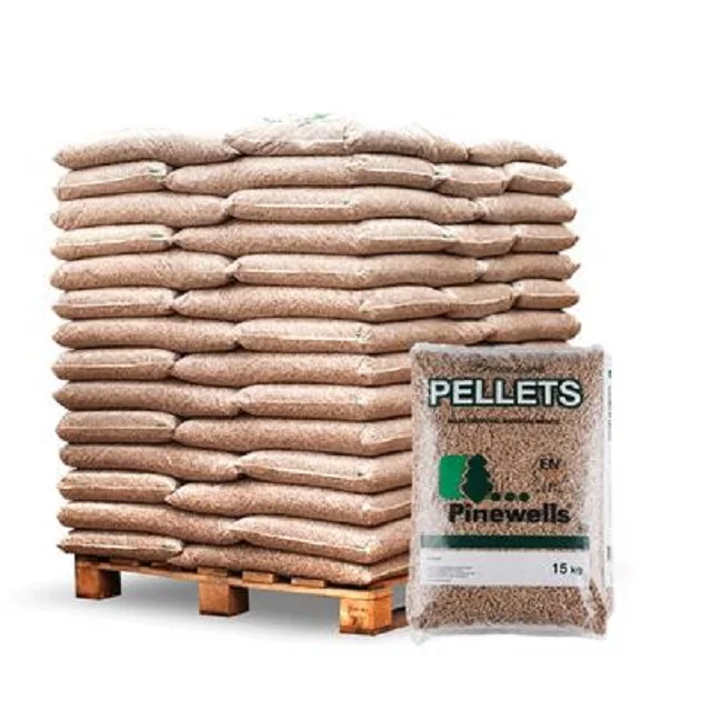 EN plus-A1 6mm/8mm Fir, Pine, Beech wood pellets in 15kg bags FOR SALE!!!