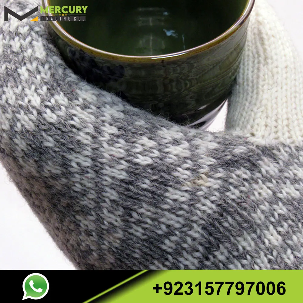 Fashion Touch Screen Women Cute Printed Wool Knitted Full Finger Mittens Winter Gloves