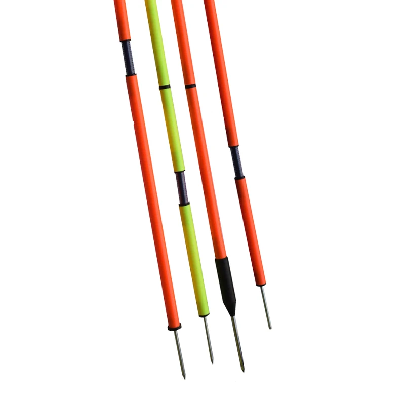Premium quality made of plastic customized spring loaded flexible agility slalom pole for soccer training in India